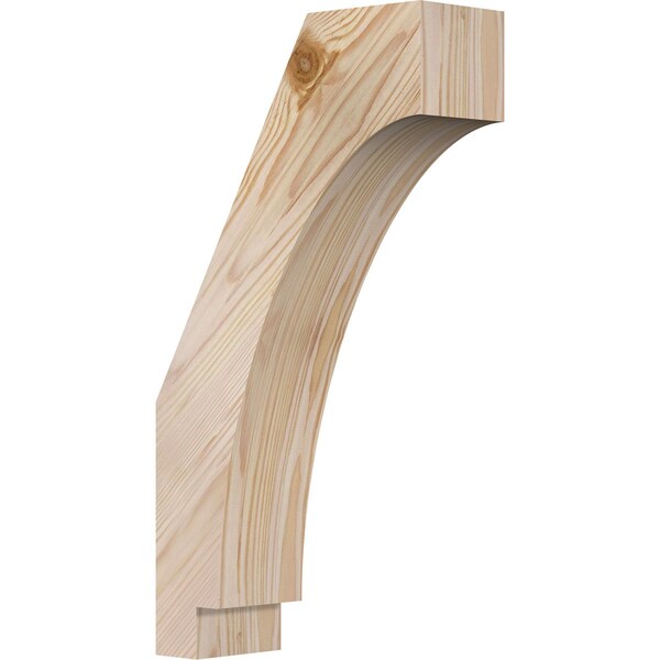Ekena Millwork 3 1/2"W x 10"D x 18"H Imperial Smooth Knee Brace, Douglas Fir BRC04X10X18IMP00SDF - main